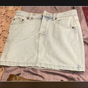 Denim skirt